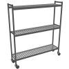 Carrinho de cremalheira Fermostock 6611 - 1620x360x1792 mm. (lxdxh) - 3 andares