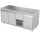 Bancada de trabalho refrigerada Roeder Acer - 4 se&ccedil;&otilde;es - 2 portas | motor + gaveta | porta