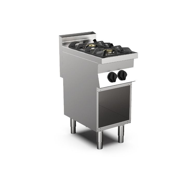 Cocina de gas Mareno m0-700 con 2 quemadores - 40 cm