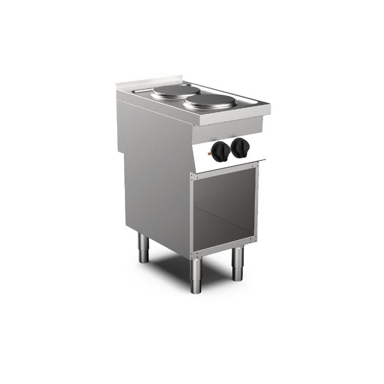 Gastro-inox cocina de l&iacute;nea mareno m0-700 2 fuegos redondos, 40cm