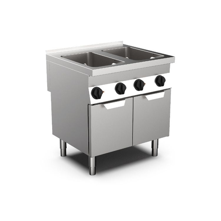 Mareno m0-700 系列电动意面锅，80厘米，2x gn 1/1，2x28升