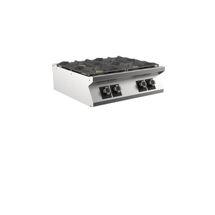 Gastro-inox mareno m1-700 燃气灶 4 个燃烧器，80 厘米