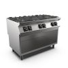 Gastro-inox cocina a gas mareno m1-700 6 fuegos 120cm