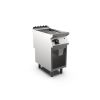Piastra a gas liscia cromata Mareno m1-700 - 40 cm
