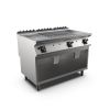 Plancha de gas cromada Mareno m1-700 - 120 cm