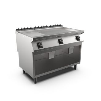 Grelha el&eacute;trica Mareno m1-700 com placa cromada fosca de 120 cm