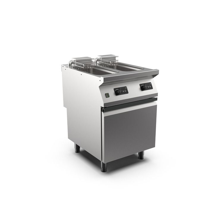 Mareno m1-700 digitaal instelbare elektrische friteuse - 2x10L