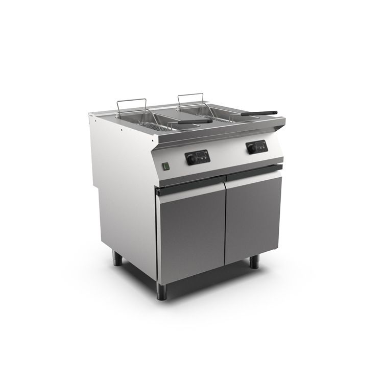 Mareno m1-700 digitaal instelbare elektrische friteuse - 2x15L