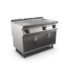Piastra a gas Mareno m1-900 in cromo opaco - 120 cm