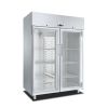 Gastro-inox marecos softline inox gn 2/1 r&eacute;frig&eacute;r&eacute; avec porte vitr&eacute;e 1400 litres