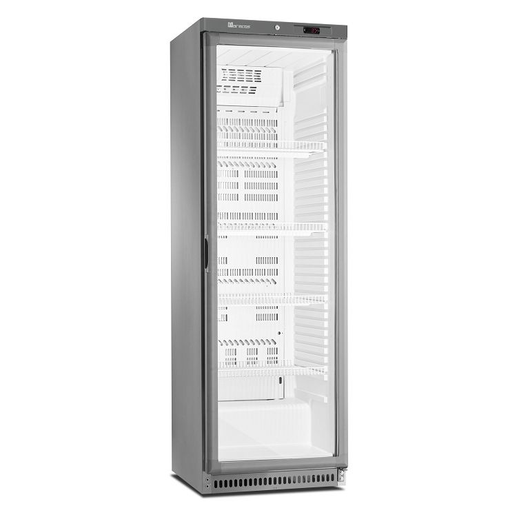 Gastro-inox refrigerador marecos de acero inoxidable con puerta de cristal serie 430