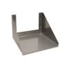 Gastro-inox wandplank voor ovens/magnetrons 600(b)x500x(d)x290(h)mm