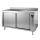 Vitrina calentadora Gastro-inox de acero inoxidable con elevador trasero 2000x700x880mm