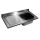 Gastro-inox Edelstahl-Sp&uuml;ltischarbeitsplatte (R) - 1200x700x40mm