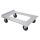 Gastro-inox-chassis til eurostandard (600x400 mm) frontbetjente termobokse