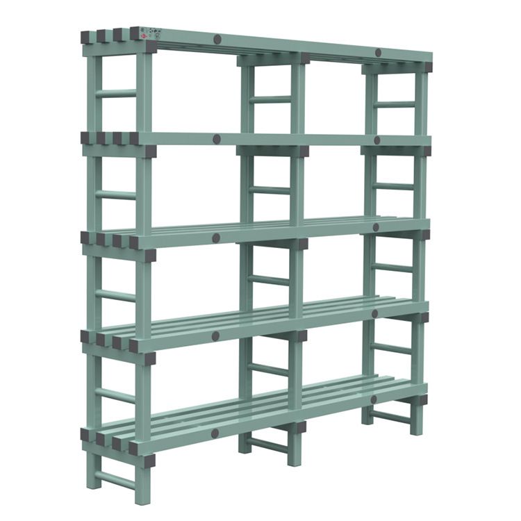 Rea Euro Regalsystem mit 5 B&ouml;den, 1800 (L) x 400 (T) x 1850 (H) mm
