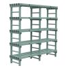 Rea Euro Regalsystem mit 5 B&ouml;den, 1800 (L) x 500 (T) x 1850 (H) mm