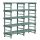 Rea Euro shelving unit 5 shelves 2000(l)x600(d)x1850(h)mm