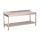 Gastro-inox stainless steel work table with lower shelf 900(l)x700(d)x880(h)mm