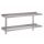 Gastro-inox double wall shelf in stainless steel aisi 304, 1400(l)x400(d)mm