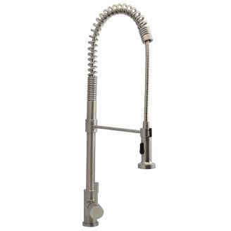 Monobloc keuken douche-mengkraan, roestvrijstaal AISI 304
