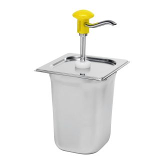 Dispensador Kalando GN1/6 con pulsador amarillo - 3L