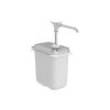 Kalando sovsedispenser med hvid knap 1,9L