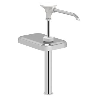 Kalando separat dispenser i rostfritt st&aring;l med vit tryckknappsman&ouml;vrering 1,9 l