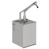 Kalando GN1/4 rvs heveldispenser inclusief bak