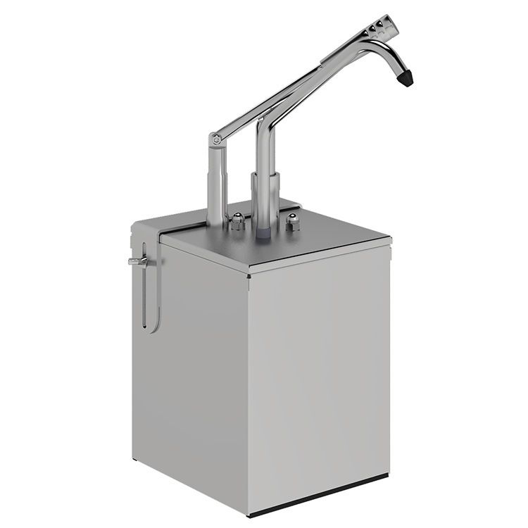 Kalando GN1/4 rvs heveldispenser inclusief bak
