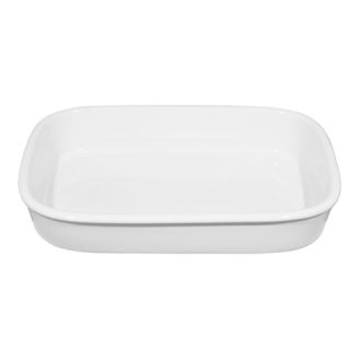 Saturnia-Gratinform aus Porzellan, 28,0 x 19,5 cm