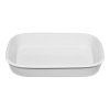 Plato gratinado porcelana Saturnia 19,0x12,0cm