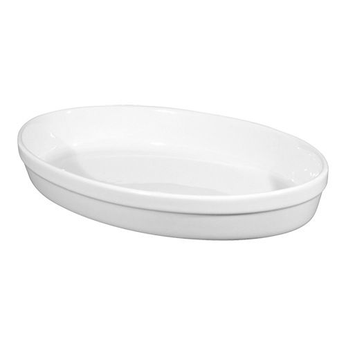 Plat &agrave; gratin en porcelaine Saturnia 32,0x20,0cm