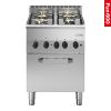 Modular Fun 600 600 mm gasolspis med elektrisk ugn 4 zoner