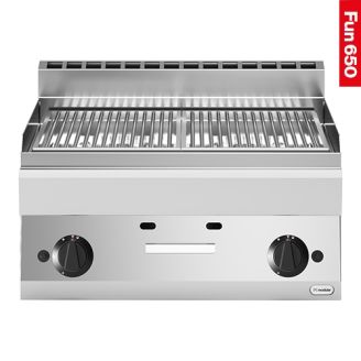 Modular Fun 650 lava stone grill stainless steel 700 mm 2 zones natural gas