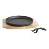 Serveringspanna rund med tallrik - &Oslash;22cm