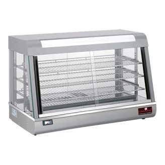 CaterChef varmevitrine s&oslash;lv 90 cm