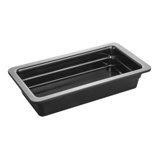 Contenedor GN melamina negro 1/3GN - 65 mm