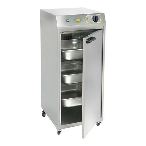 Armario calentador de parrilla enrollable - alimentos, 3x 2/3 GN