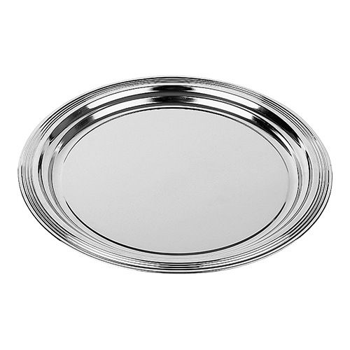 EMGA - Plat Rond chrom&eacute; - &Oslash; 350 mm