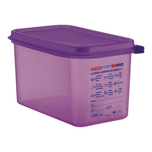 Araven Food box 1/4 GN - 150 mm - p&uacute;rpura