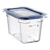 Araven kunststof gastronorm bak 1/4 GN - 150 mm
