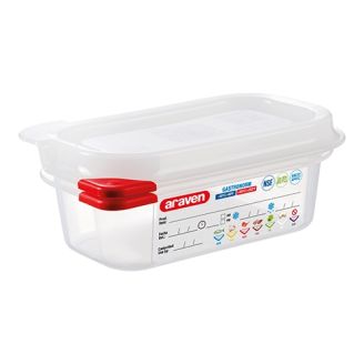 Araven 塑料美食容器 1/9 GN - 65 mm