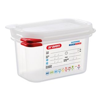 Araven 塑料美食容器 1/9 GN - 100 mm