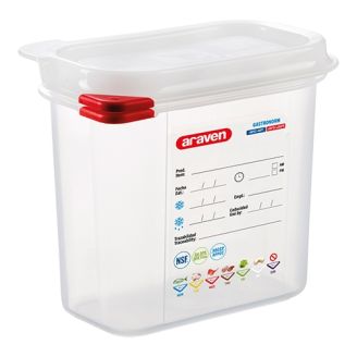 Araven 塑料美食容器 1/9 GN - 150 mm