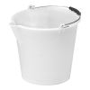 Spand plast hvid 9 liter