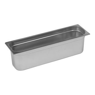 RVS gastronorm bak 2/4 GN - 40 mm