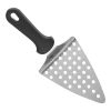 Pizzaskiveskovl perforeret rustfrit st&aring;l 120x150 mm