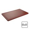 CaterChef lama da taglio polietilene marrone canale 500x300x20 mm