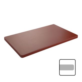 Sk&auml;rblad polyetenbrun sl&auml;t 400x250x20 mm